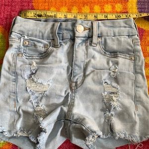 AéRopostale mid rise jeans with rips